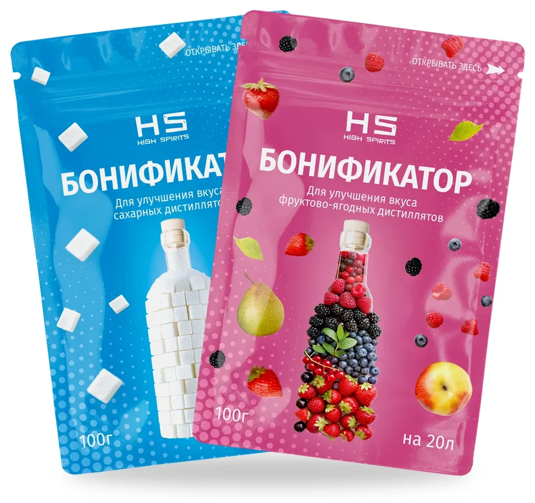 Бонификаторы High Spirits для сахарных и фруктово-ягодных дистиллятов